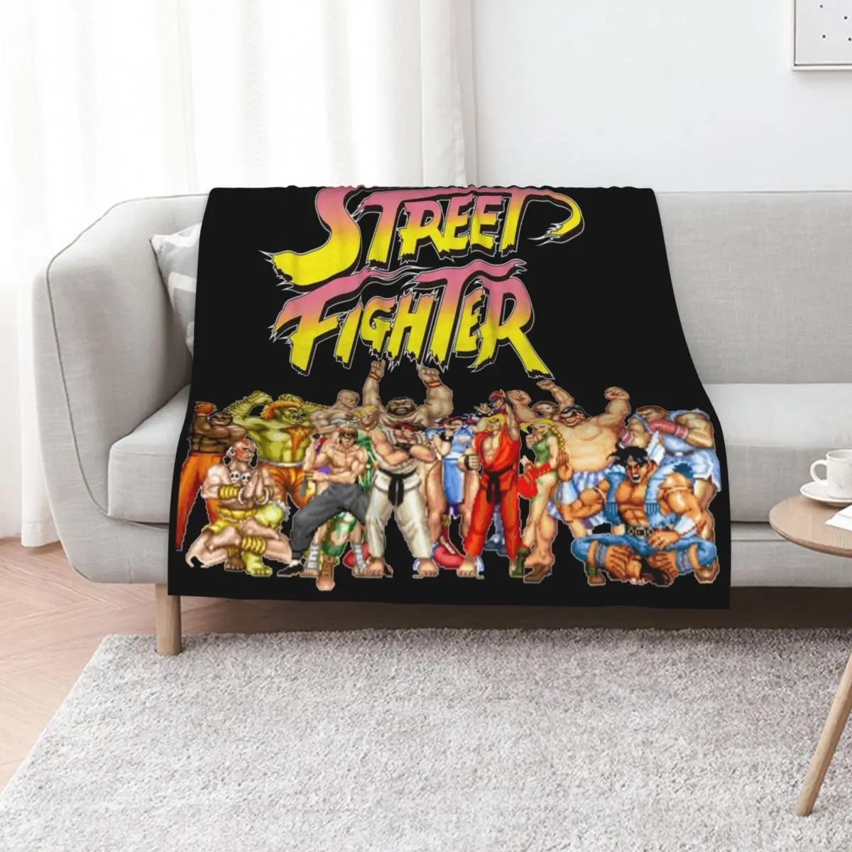 

Street Fighter retro game Throw Blanket Stuffeds Blankets For Baby For Sofa Thin Travel Blankets