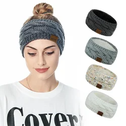 New Plush Headband Winter Warm Wide Elastic Hair Band Solid Wide Turban Ear Warmer Hairband Soft DIY Hair Accessories Headwear