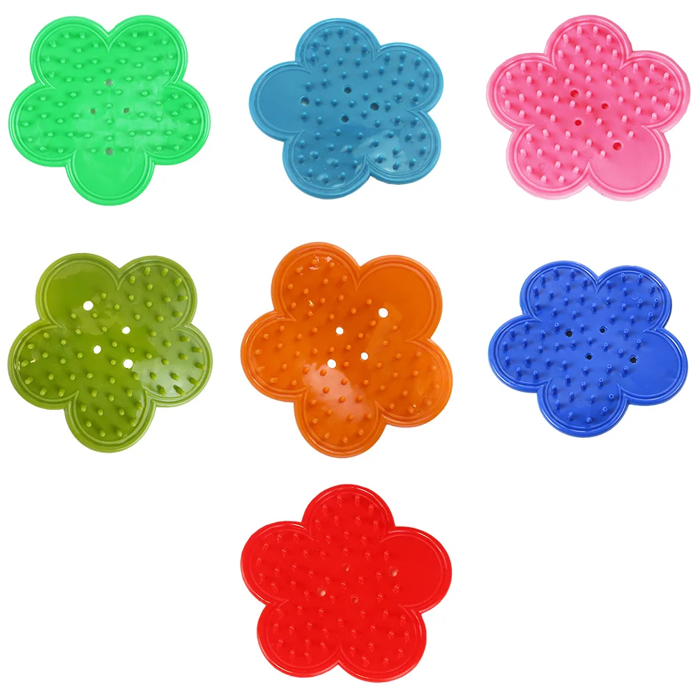 Brandneues Werkzeug zum Entfernen von Graten, 12 x 12 cm, 1 Stück, Zubehör für Floristen, Blumen-Dorn-Stiel, mehrere Farben, weiches Gummi