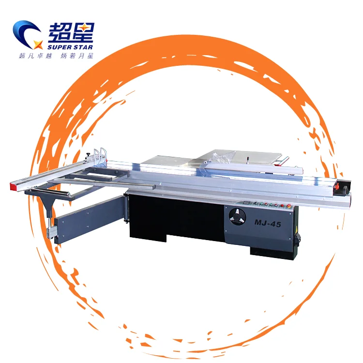 Woodworking Automatic Plywood MDF Manual Lifting CNC Sliding Cutter Panel Saw Machine