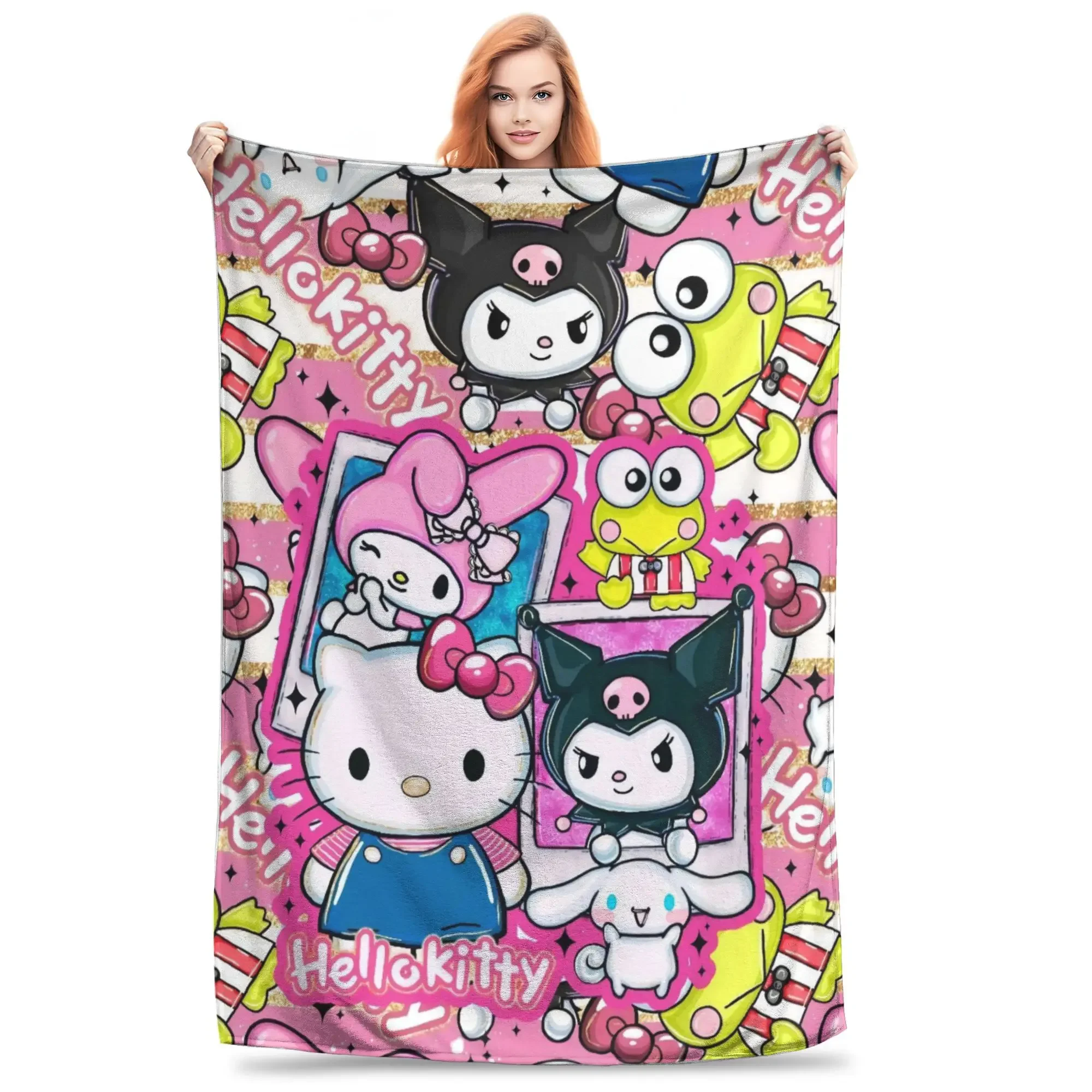 super-warm-hello-kitty-friends-plush-throw-blanket-cozy-flannel-bedspread-for-kids-and-home-decor