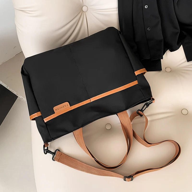 bolsa-de-ombro-moderna-bicolor-tote-de-nylon-de-grande-capacidade-com-multiplos-bolsos-alca-ajustavel-bolsa-casual-para-mulheres