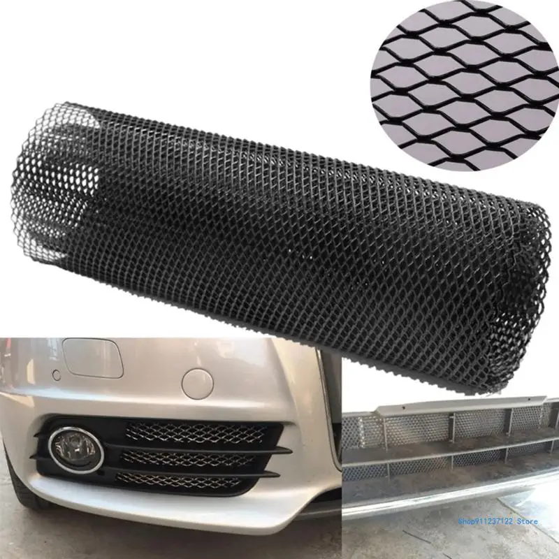 Mesh Grill Cover Auto Body Grille Net Car Bumper Hood Vent Grille Net 8x25mm