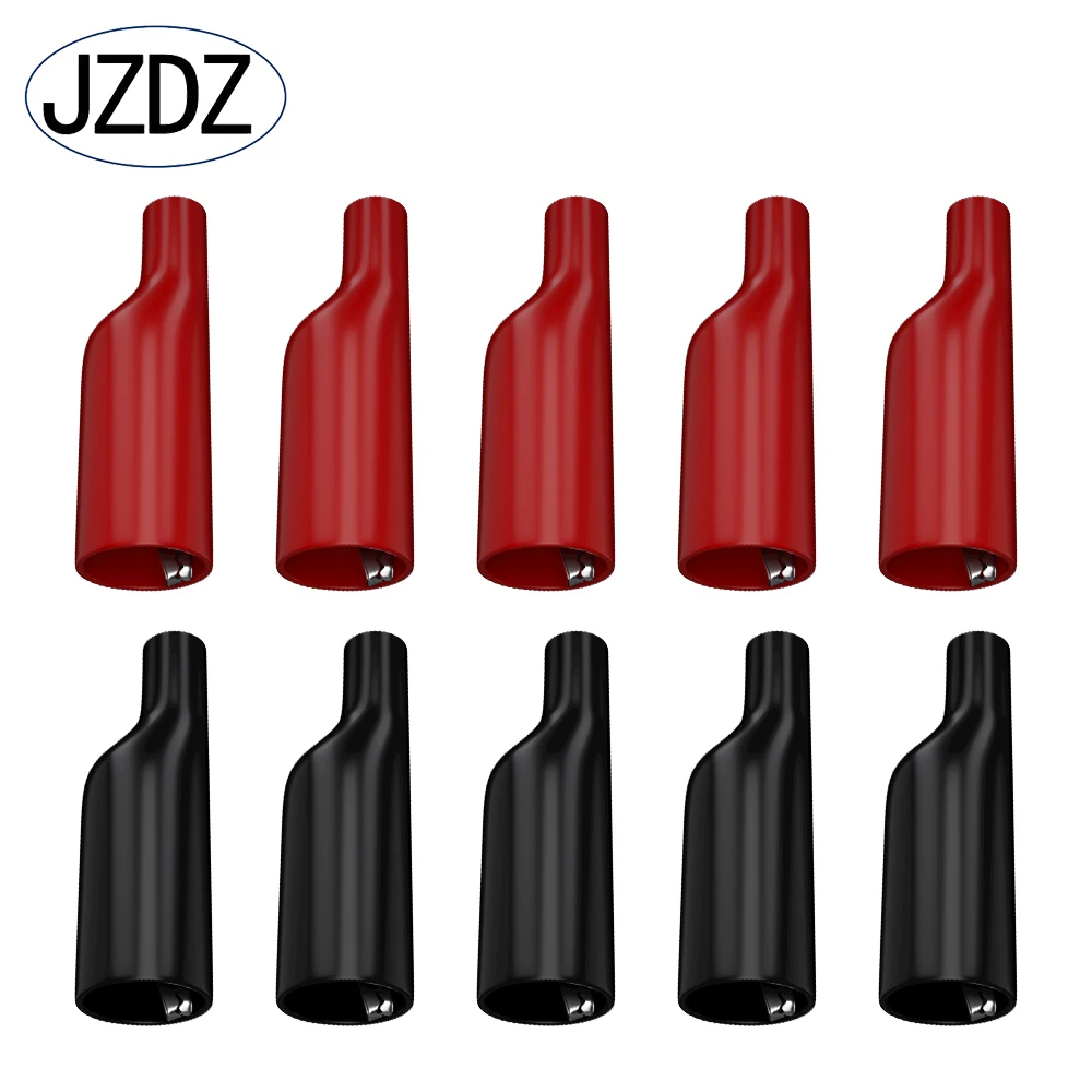 JZDZ 10 шт. 55 см зажимы типа «крокодил» с резьбой электрические Зажимы для тестового зонда типа «банан» 4 мм DIY электрические инструменты J.60011