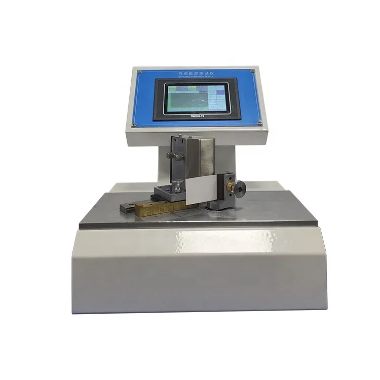 ISO2493 Paper and Cardboard Bending Stiffness Resistance Testing Machine ISO 5628 Static Bending Stiffness Tester for Paper