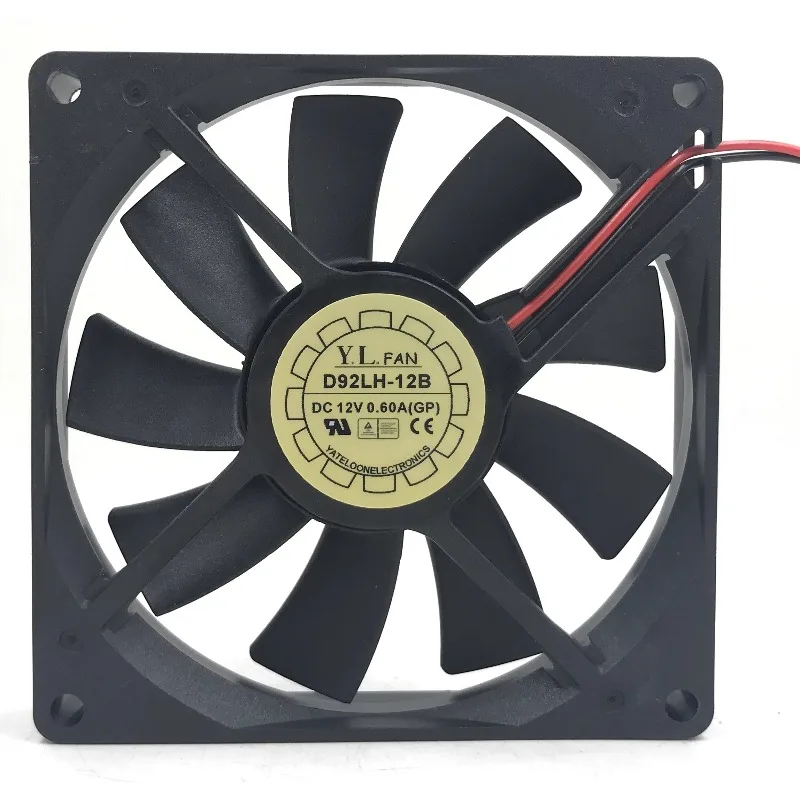 

Новый охлаждающий вентилятор для Y.L.FAN D92LH-12B 12 В 0,6 А 9 см охлаждающий вентилятор 90*90*15 мм