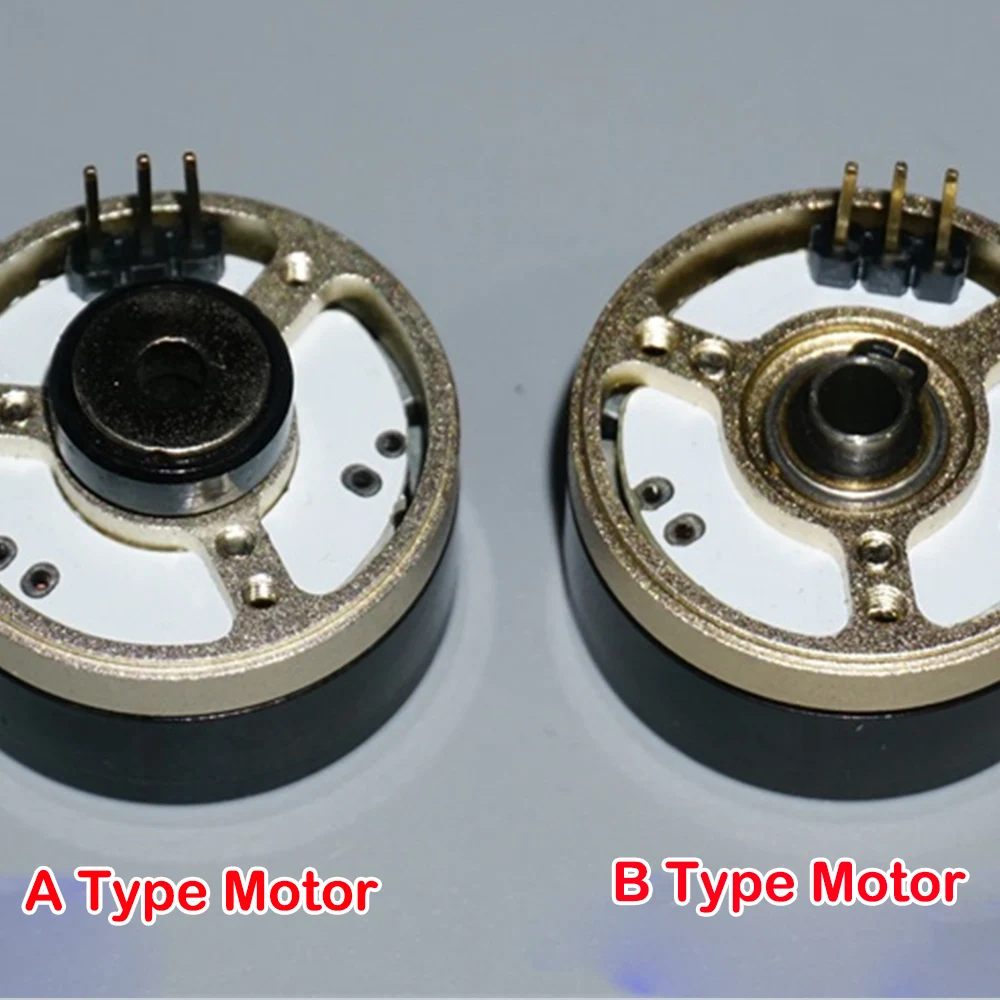 DC 12V Micro PTZ Motor 28MM Outer Rotor Brushless Motor 330KV Double Ball Bearing 4mm Hollow Shaft Rotation Limit 290 Degrees