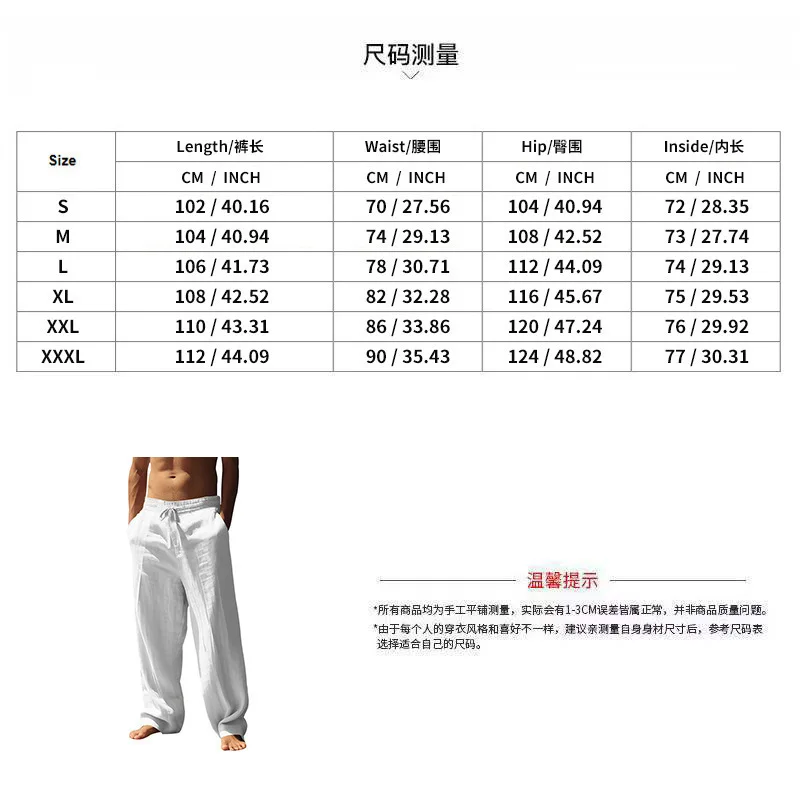 2026 Sommer Herren Einfarbiges Baumwoll-Leinen Zweiteiler-Set Henley Kurzarm-Hemd Lose Gerade Hose Atmungsaktiv Alltag Urlaub Freizeit – Detail 2