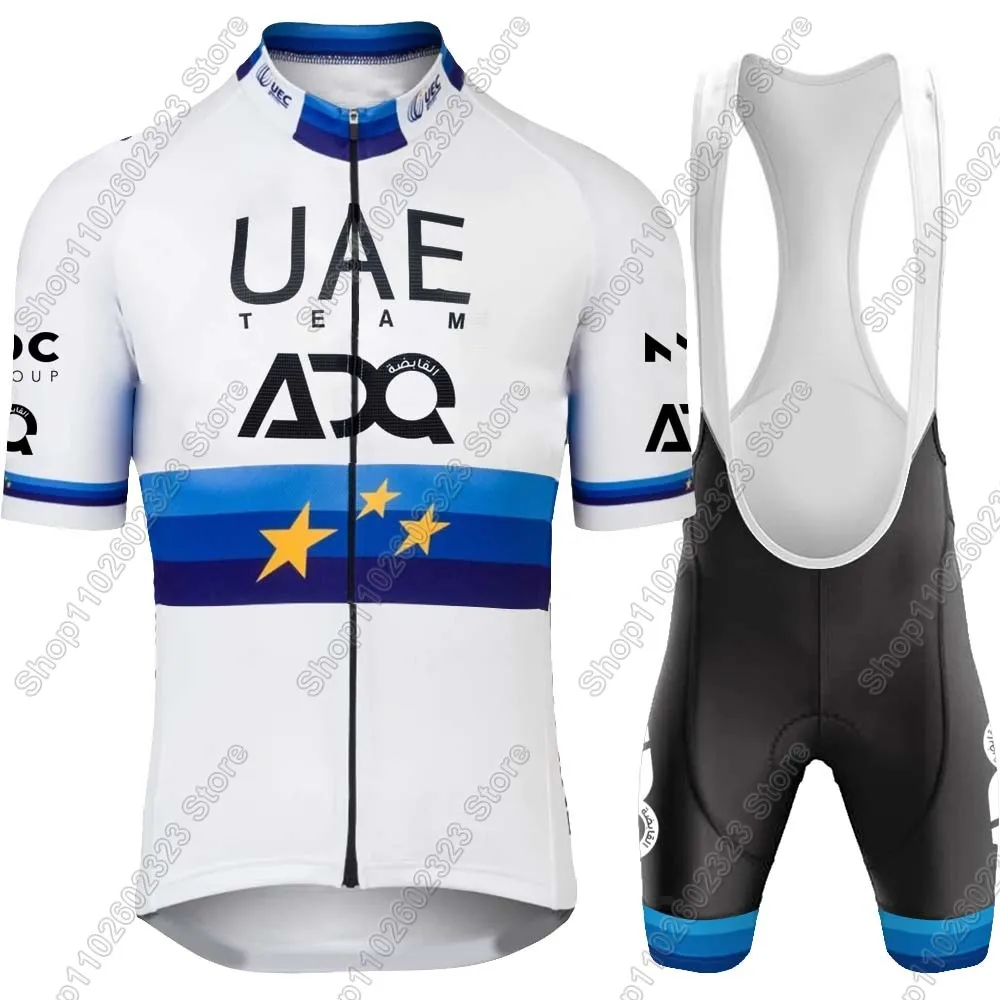 الإمارات العربية المتحدة ADQ فريق الدراجات جيرسي 2025 مجموعة الرجال إيطاليا أوروبا دراجة الملابس الطريق دراجة قمصان دعوى دراجة مريلة السراويل الجبلية Ropa مايوه