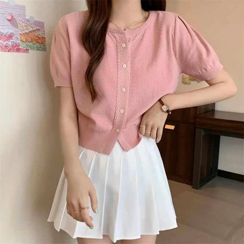 

2024 Short-sleeved Women's Summer Casual and Versatile