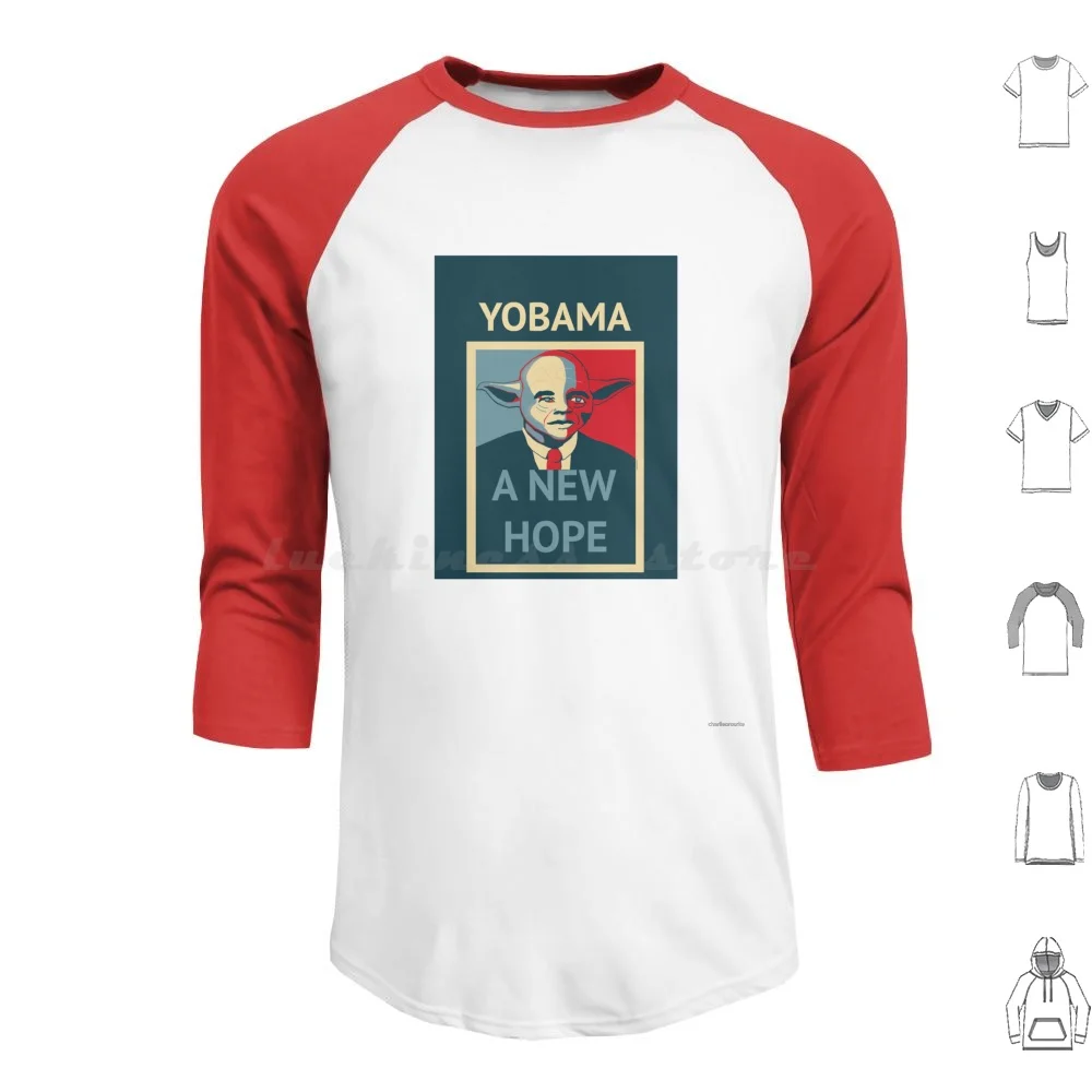 Yobama-A New Hope Hoodie Cotton Long Sleeve Yobama Obama Meme Lightsaber Campaign Funny Case Luke Skywalker Han Solo