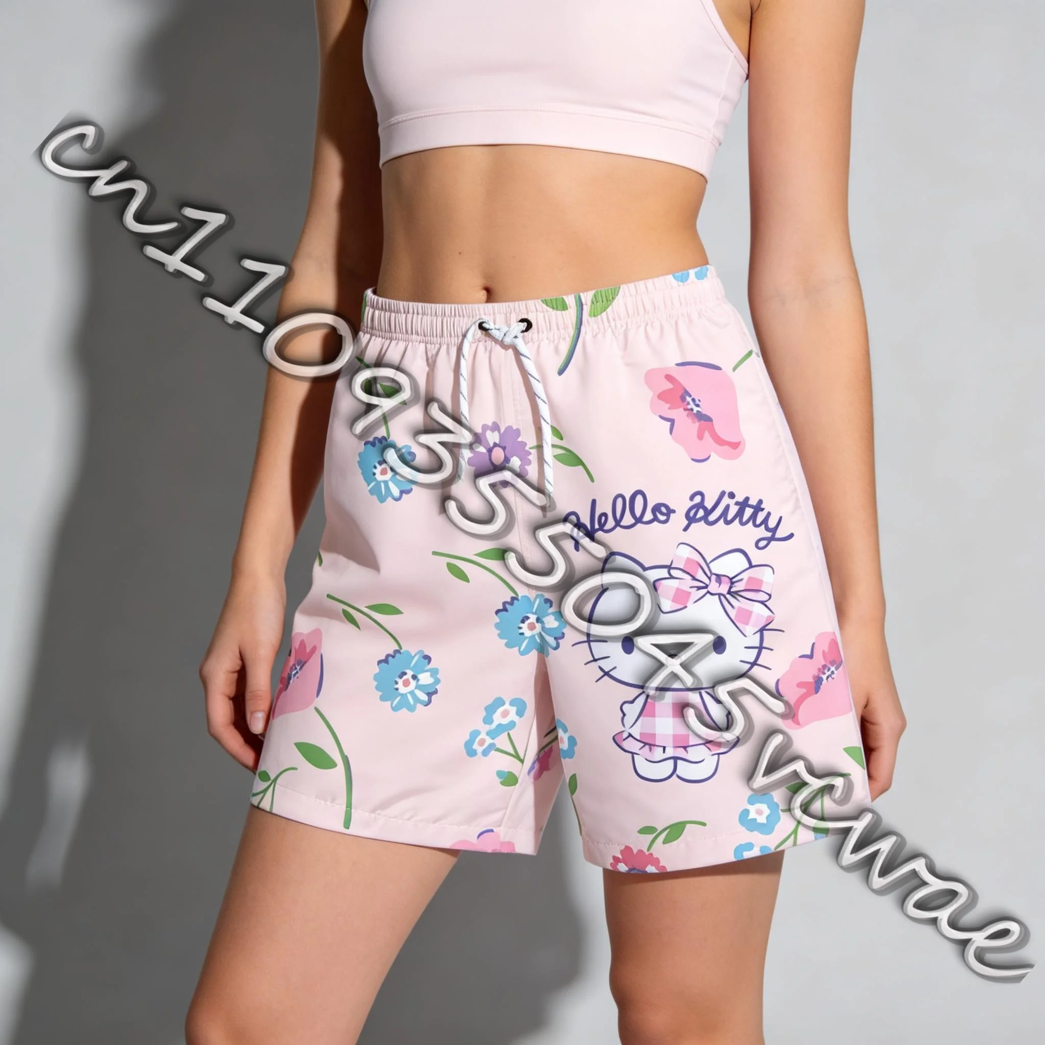 Summer Shorts Sanrio Family Hello Kitty Series Sweet and Cute Casual Sports Shorts for Adults and Children 2026 New Item