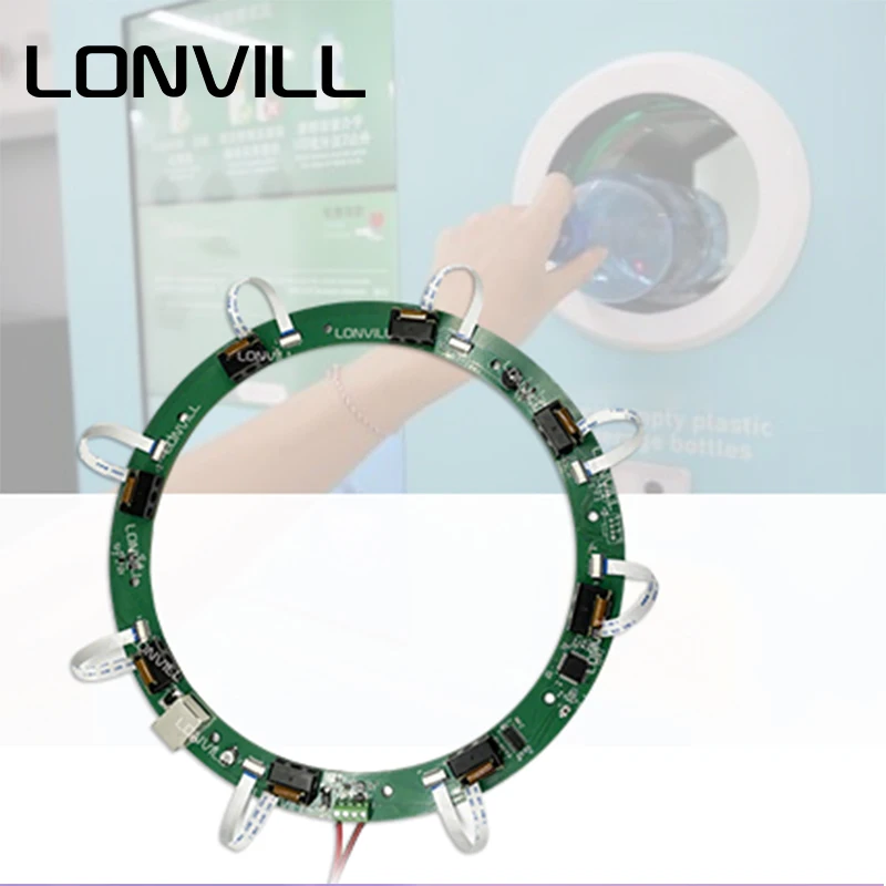 LONVILL Customizable Housing Fill Light Interface DOF Proximity Sensor Reverse Vending Machine RVM Scanner Module