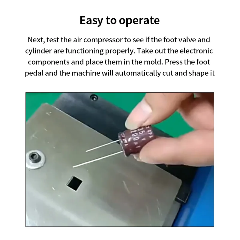 Pneumatic Parts Forming Machine for Bulk Radial Components Cutting Shaping Easy Operation Customizable Molds Quick Replacemen