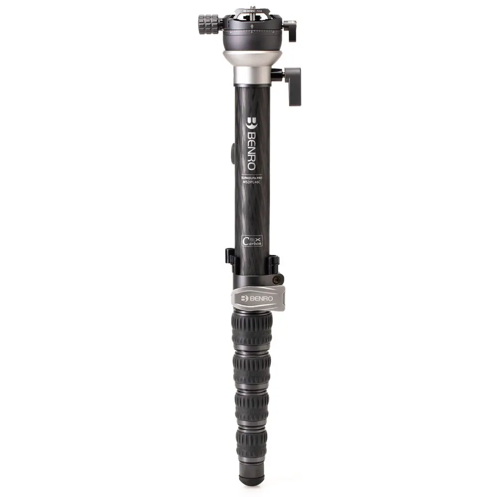 Benro MSDPL46C MSDPL46CCN SupaDupa Carbon Fiber Monopod with Leveling Pan Head (62