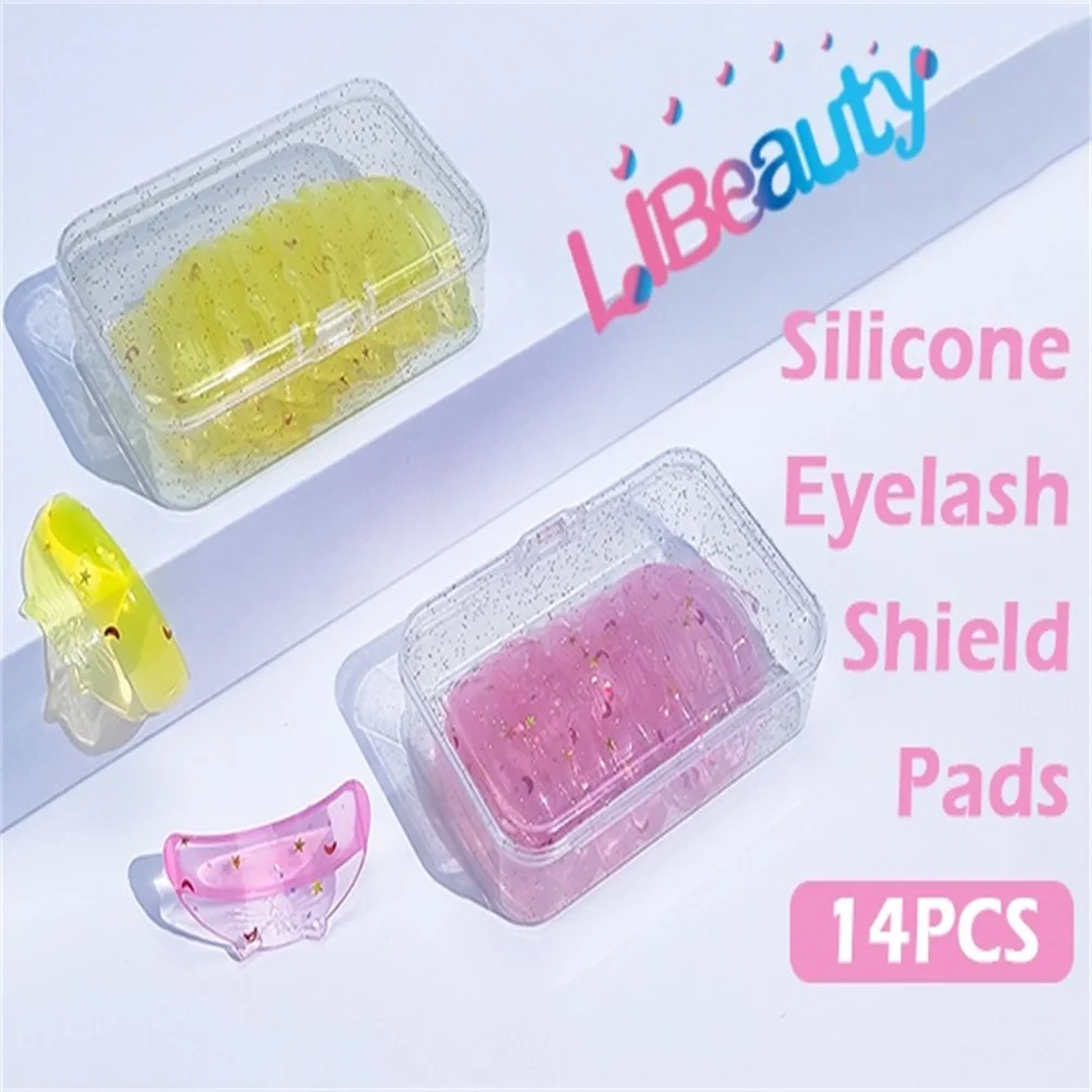 

Libeauty 7 Pairs C Curl Reusable Eyelash Perm Rod Sticky Lash Lift Shields 3D Eyelashes Extension Curler Accessories Makeup Tool