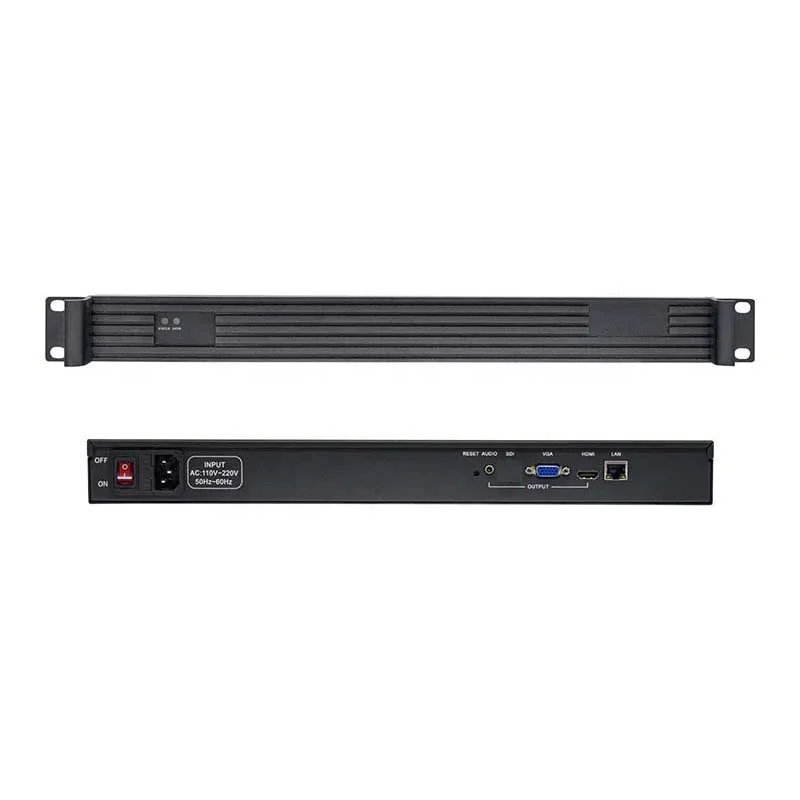 UNISHEEN JM3510C SRT RTMP RTSP H.265 H.264 HDMI VGA SDI Video Stream Output Device Decoder 1U Rack