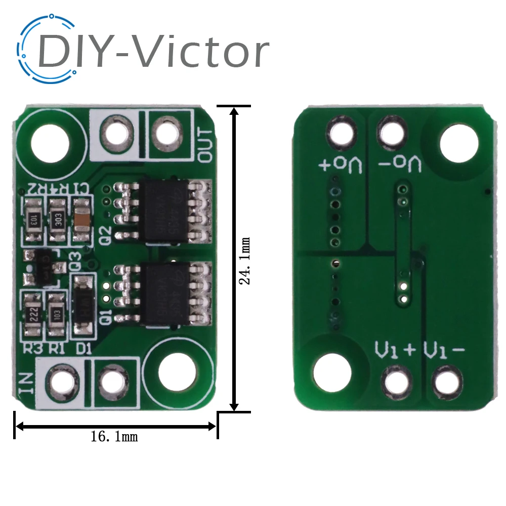 Cargador de batería de módulo de diodo Ideal, conexión Anti-reversa, Módulo de placa de protección de energía, tierra común 4A, CC 3-30V