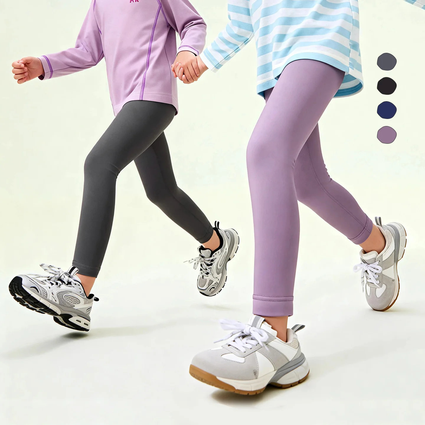 Amila 2026 Spring Girls' Underpants High Elasticity Non Deformable Versatile Yoga Pants Children's Clothing Pants