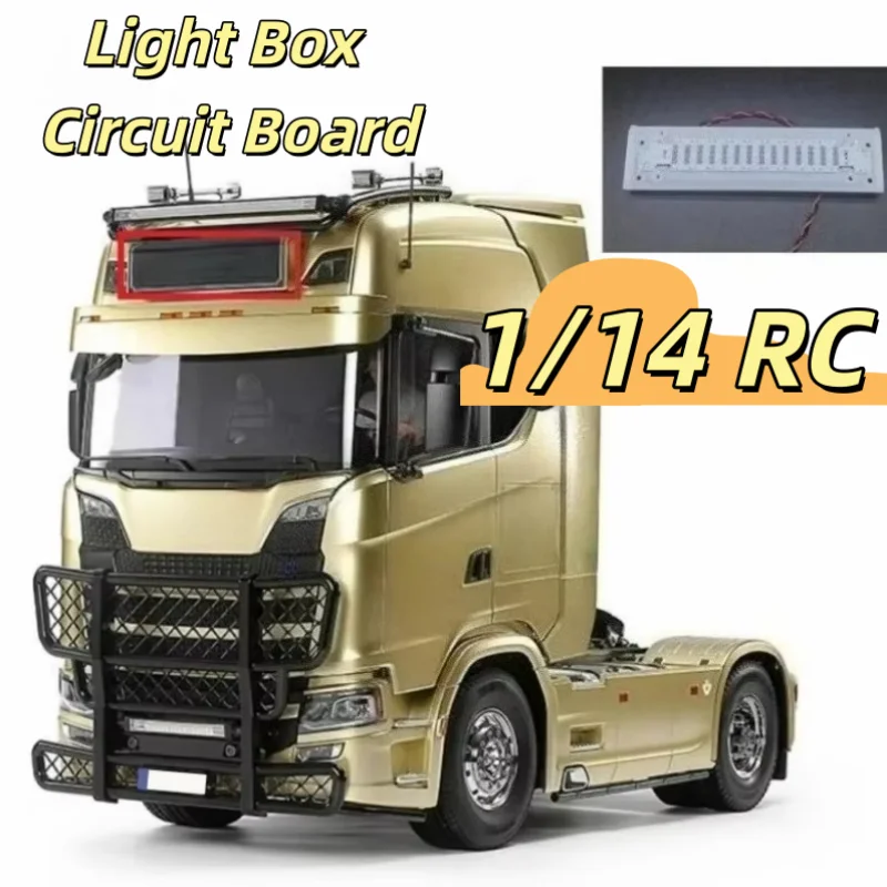 1 pcs Light Box Circuit Board For 1/14 Tamiya RC Truck Car For Scania 770S 4X2 56379 Truck DIY Accessory Toy Rc Accessories