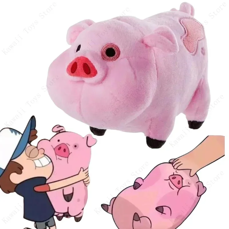 

18cm Disney Anime Movie Gravity Falls Figures Waddles Pig Kawaii Cosplay Toy Cartoon Cute Doll Toys Kids Girl Xmas Gift