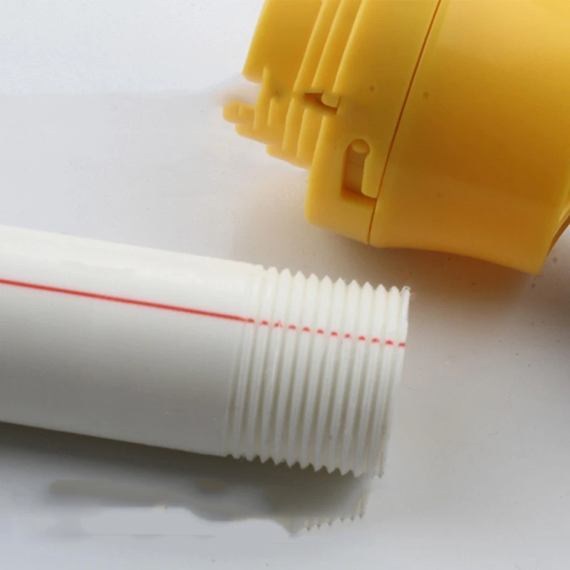 AS94-PVC Strumento per trapano elettrico, strumento idraulico per infila tubi, strumento per creare filettatura per taglio e infila tubi