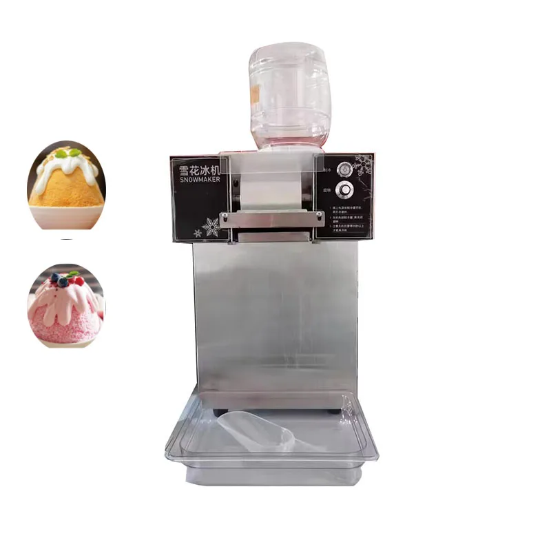 Electric snow ice shaver machine snow ice shaving machine bingsu snow flake ice machine