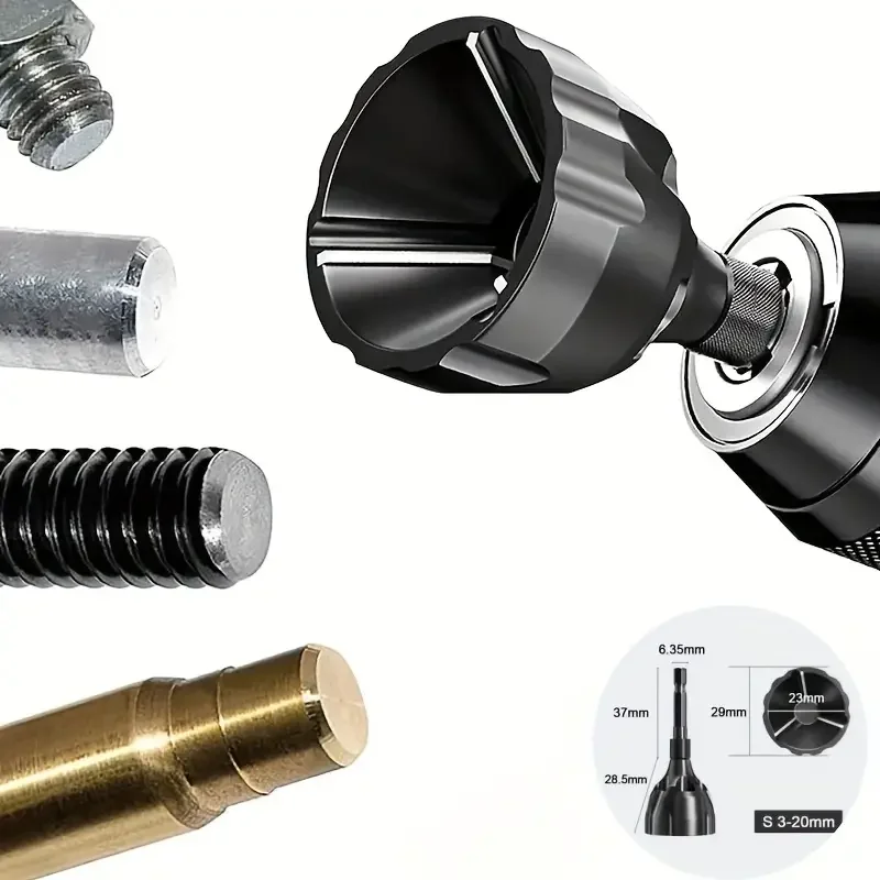 Screw Deburring Chamfer Cylindrical Chamfering Knife, Screw Repairer Thread Trimming And Angle Bolt Repair Tool