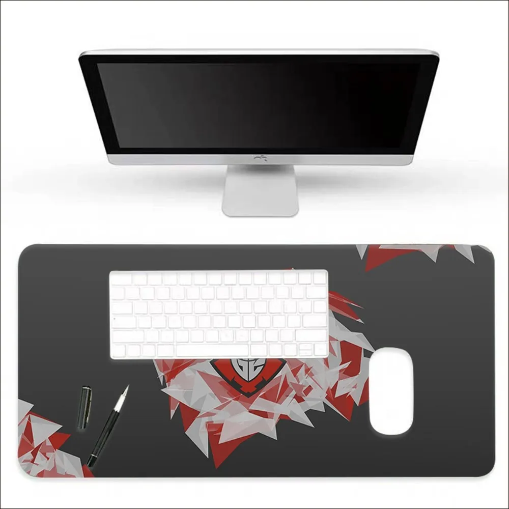 Imagem -03 - Tapete de Borracha Durável do Mouse para Csgo Game Player g2 Esports Logo Mousepad Bonito Mouse Pad Desktop pc Computador e Laptop Tamanho