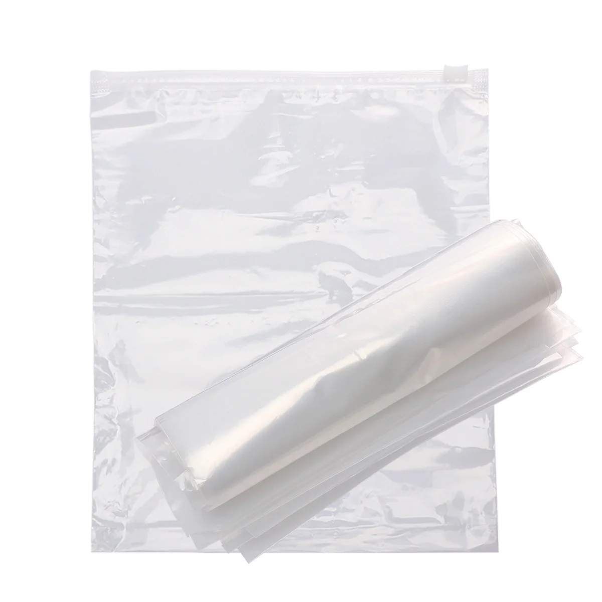 

20Pcs Transparent Sealed Bags Set Resealable Frosted Zipper Storage Pouch for Clothing Underwear Socks Plastic Storage Organizer