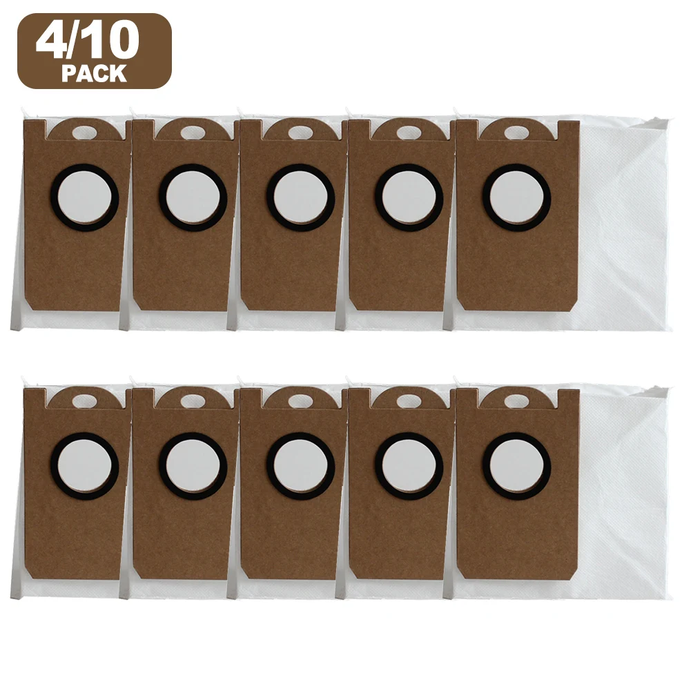 4/10 Piece Self-emptying Bags Compatible With For SwitchBot S1 Plus/S1 Plus(W) Robot Vacuum Cleaner Replacement Parts
