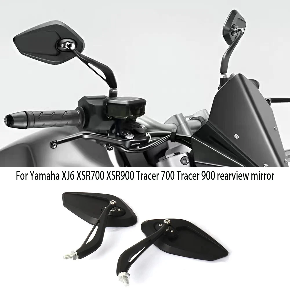 Motorcycle Mirrors Universal Rear View Mirror CNC For Yamaha MT-07 MT09 MT-09 MT-10 XSR700 XSR900 TRACER 900 Tracer 700 XJ6