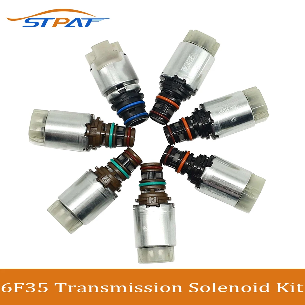 

STPAT 7PCS/Set 6F35 6F15 Transmission Solenoid Kit for Ford Escape Fusion Mazda Tribute Mercury Mariner Milan Car Parts