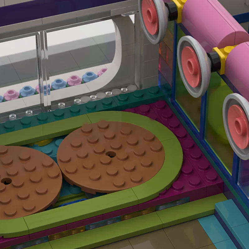 2738 قطعة برج الصداقة MOC نموذج وحدات اللبنات لعبة الهندسة المعمارية فكرة التعليم الطوب هدية الكريسماس عيد ميلاد الاطفال