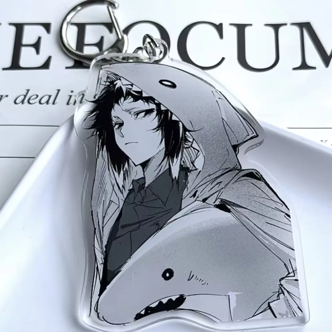 "아쿠타가와 료노스케" 문고 스트레이독스', 주변 키체인, 2D 세트, 책가방 펜던트, 외관 레벨, 선물 장식