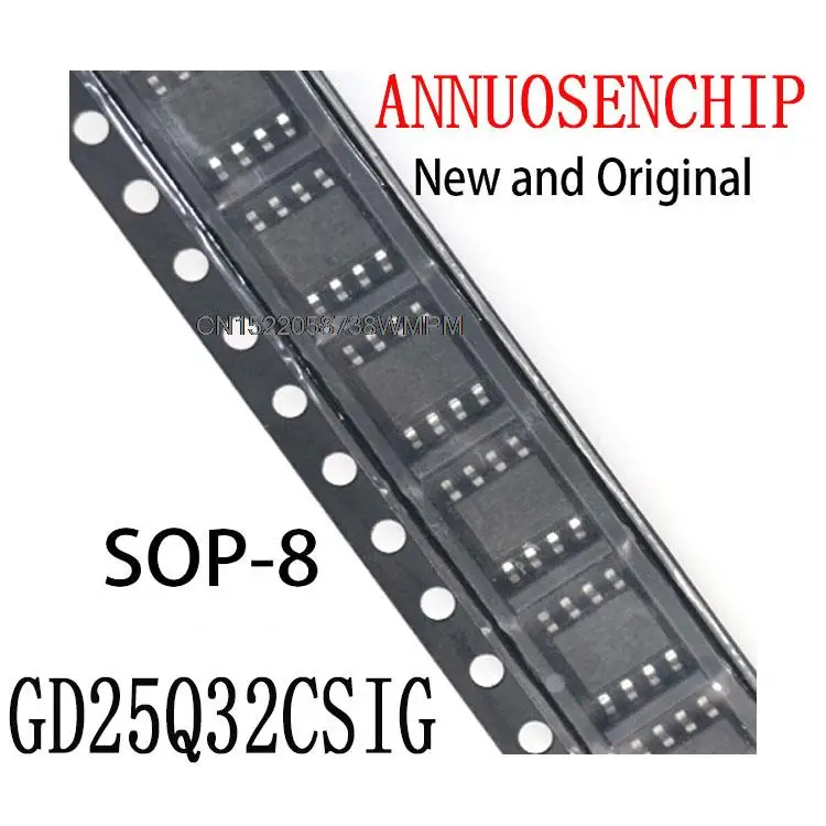 GD25Q32BSIG 25Q32BSIG  25Q32 SOP8 SPI FLASH 32Mbit/4Mbyte 100% new and original 5PCS/lots New and Original GD25Q32CSIG