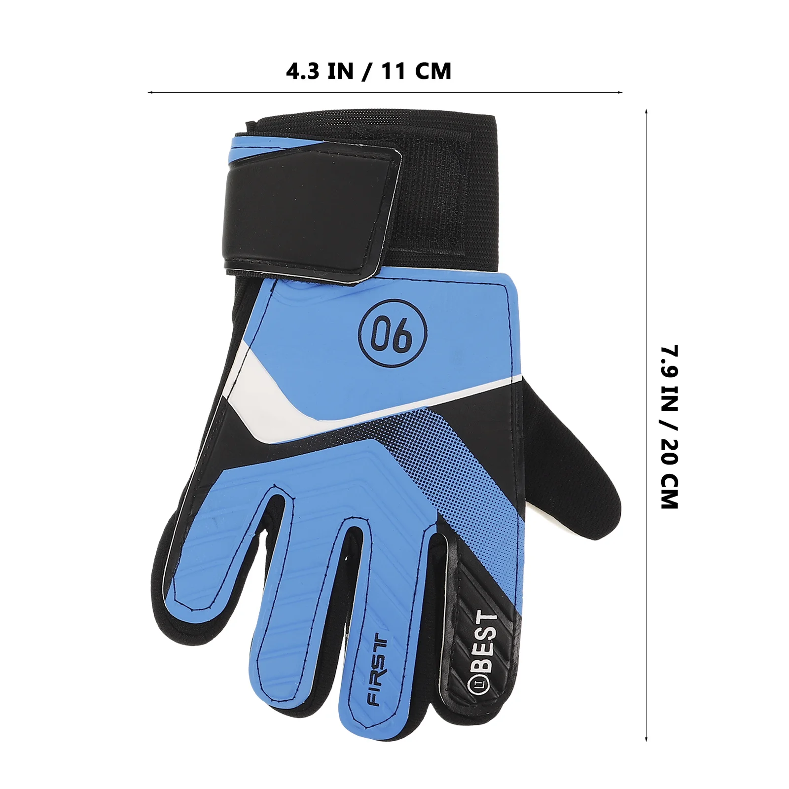 2Pcs Children's Nonslip Goalkeeper Gloves Breathable Finger Protection Soccer Training Match Gloves Football Supply