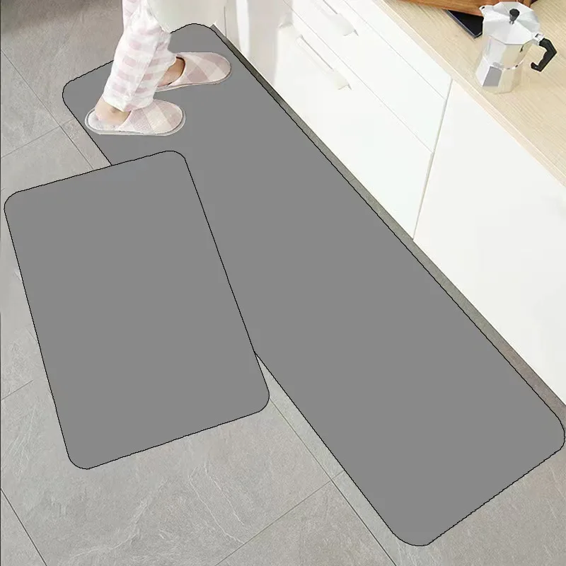 Kitchen Floor Mat Bedroom Living Room Long Soft Rug Hallway Decor Carpet Bathroom Entrance Doormat Anti slip Absorb Water Mat