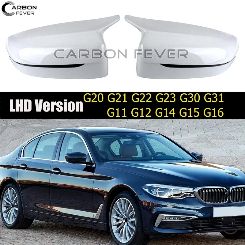 Rearview Mirror Cover for BMW 5 Series G30 G31 3 Series G20 G21 4 78 Series G22 G23 G11 G12 G14 G15 G16 for Left Hand Driving