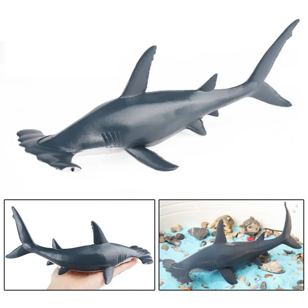 Sea Statue Educational Ocean Creature Figurine Set Miniature Shark Whale Dolphin Sculptures for Decoration Learning for Kids