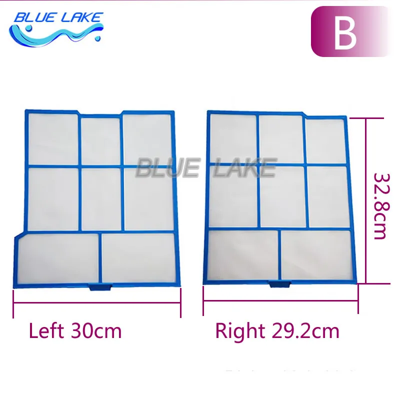 مجموعات مخصصة لمرشح مكيف الهواء اليسار 30X32.8cm اليمين 29.2X32.8cm هيتاشي آلة قديمة مخصصة غير الأصلي