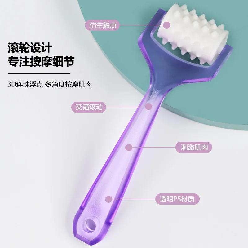 

Роликовый массажер для подтяжки лица, формирователь лица, релаксация, мини-пальцы, мышечное давление, стимуляция акупунктурных точек, многокомпонентный роликовый массаж тела