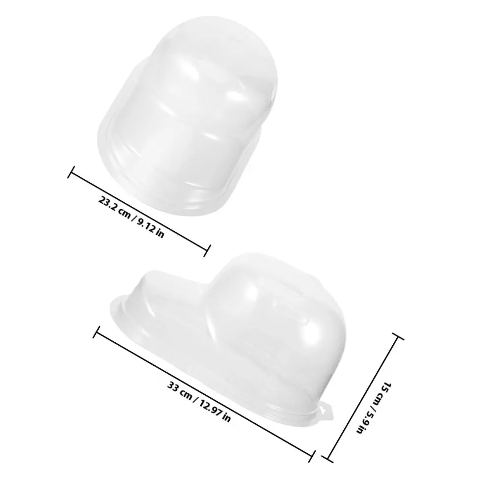 Baseball Cap Storage Box Portable Travel Organizer Clear Display Hat Carrier Protector Curved Brim Hat Compatible