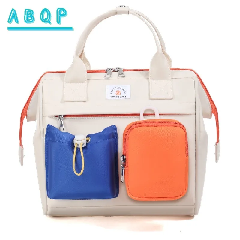 New Diaper Bag Backpack Multifunctional Baby Diaper Bag Backpack Detachable Fashionable Portable Baby Bag Large Capacity