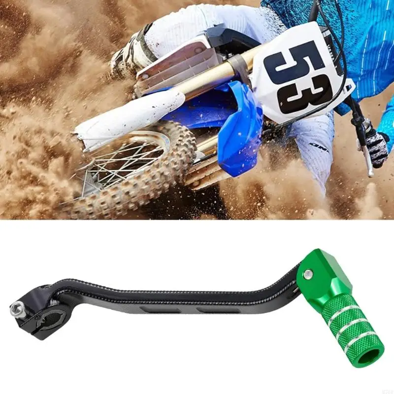 M76E Aluminium-Motorrad-Schalthebel-Reparaturteil für KLX300, Steuerhebel mit Klemmbefestigungsende für Dirt Bike – Detail 2