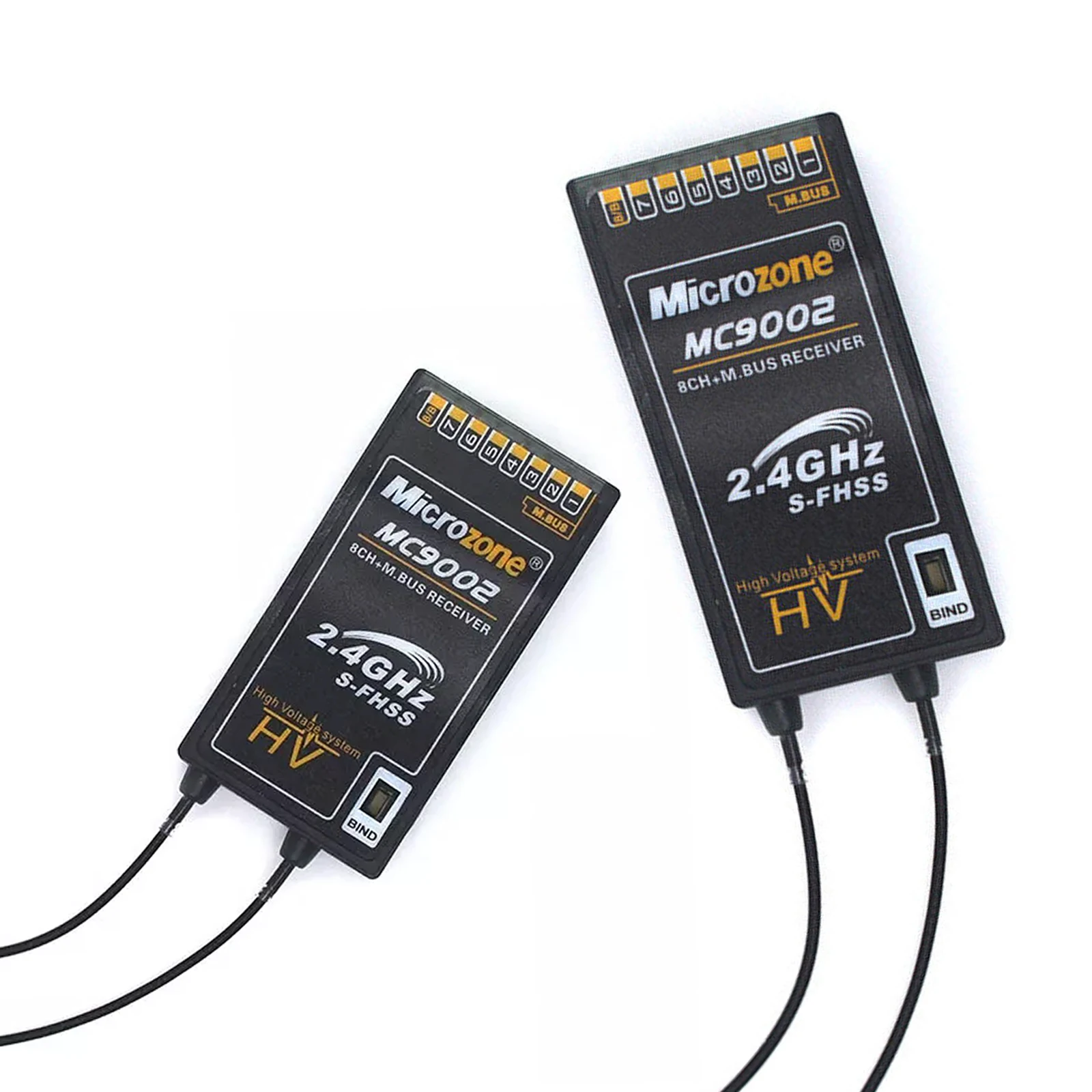 Microzone MC9002 2.4G 8CH Ricevitore telecomando Sistema radio per aereo RC Elicottero ad ala fissa Drone aereo