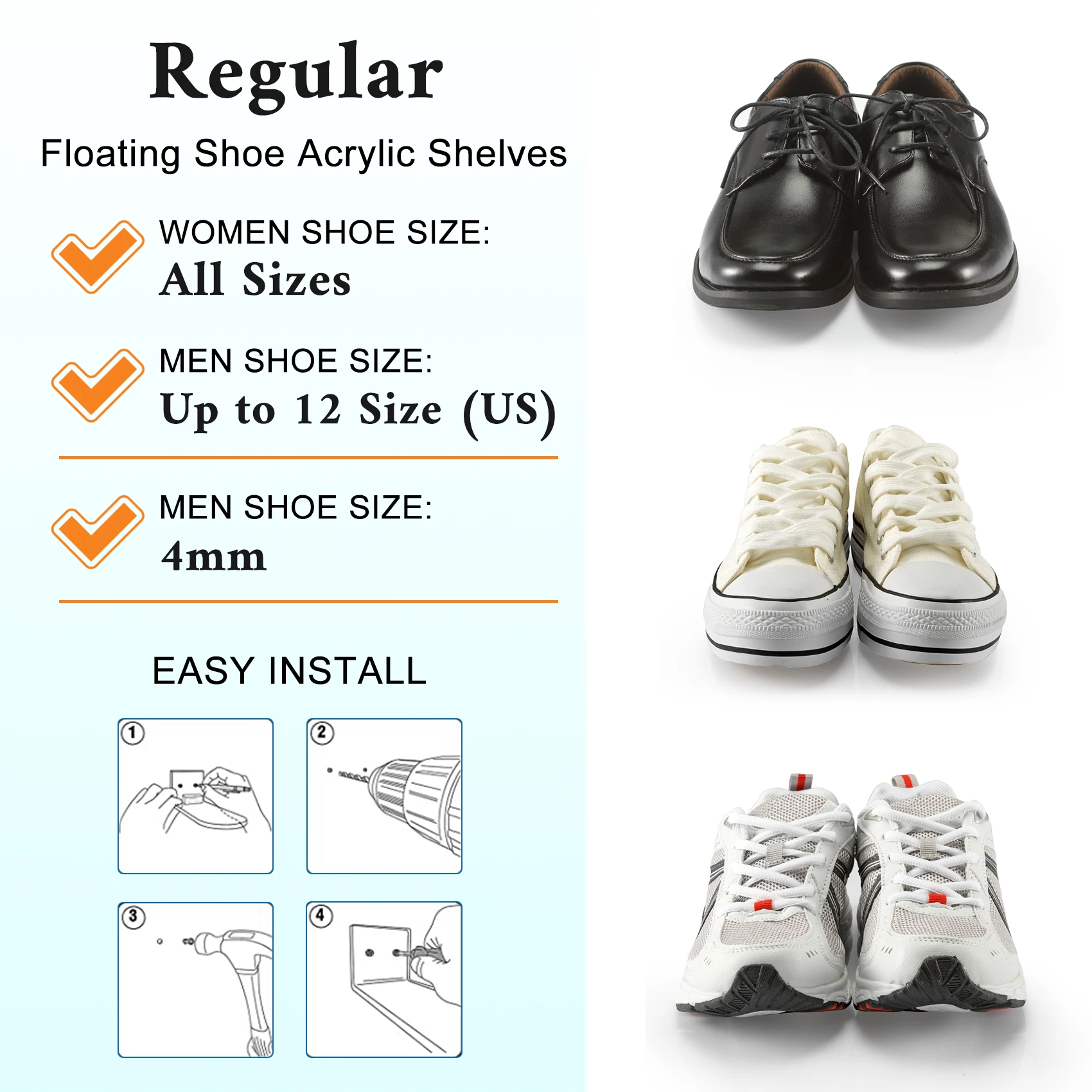 

【Семь только@】Плавающие полки для обуви