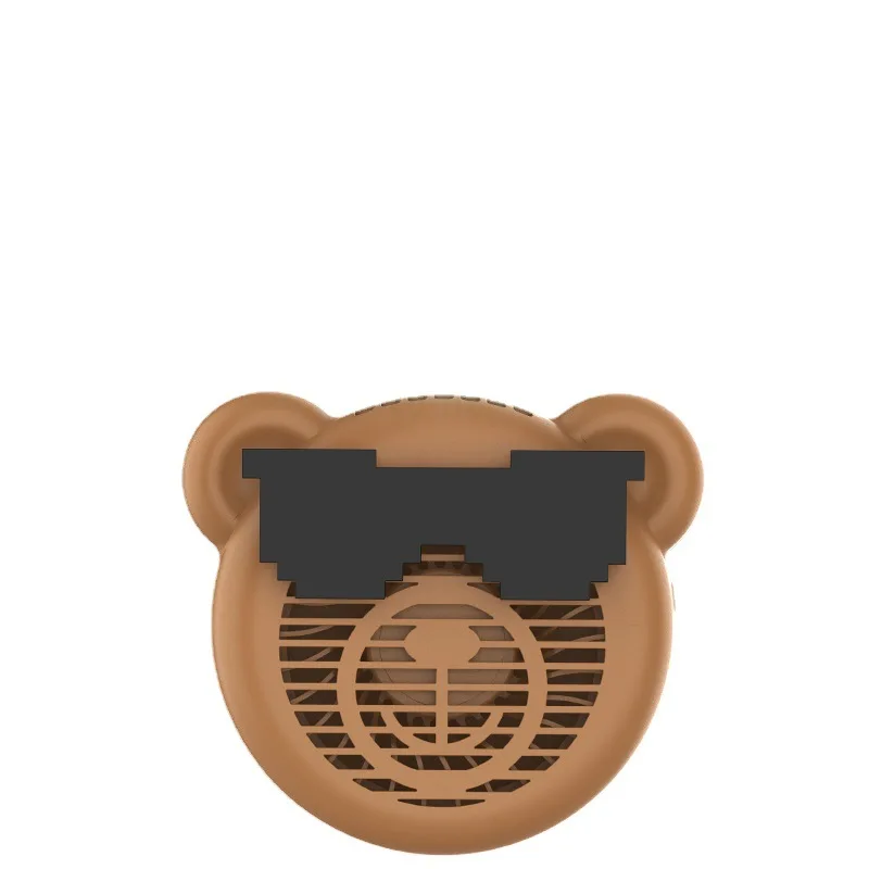 

New small fan lightweight mini can be hung waist desktop portable lazy handheld student portable silent