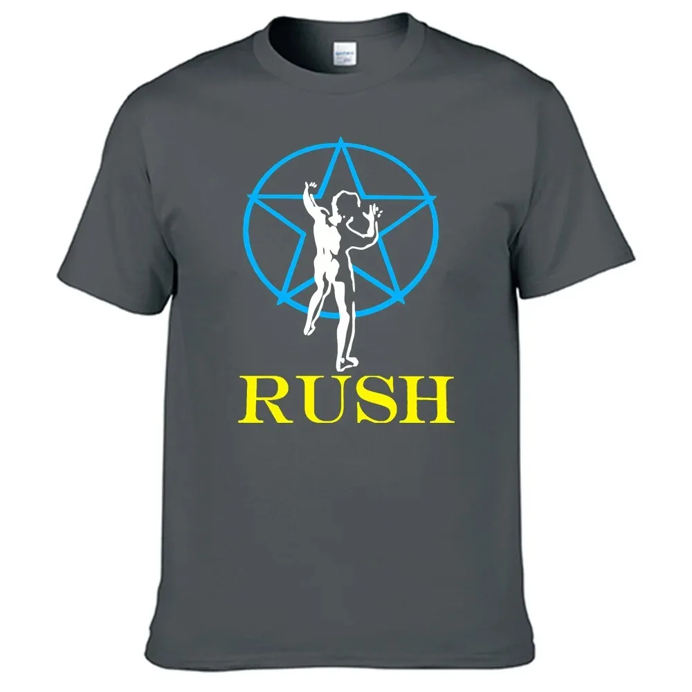 Rush Brand T-Shirt Unisex 100% Cotton Men Women Shirt Top Hip Hop Streetwear High Quality Men's Clothing S-4xl Extra Large Size