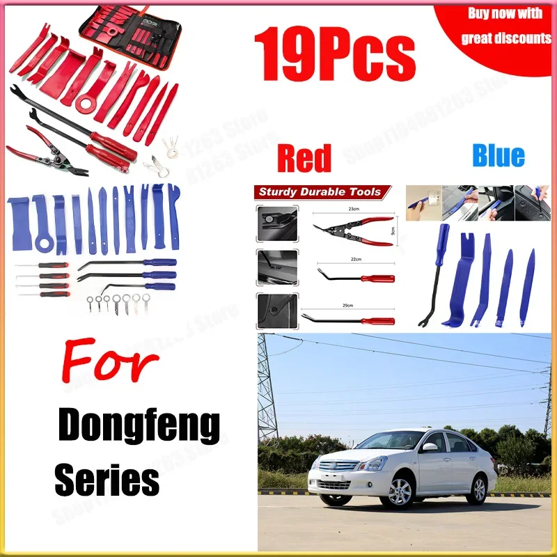 

For Dongfeng 19pcs Disassembly Tool Kit Panel Disassembly Tool Decorative Instrument Panel Disassembly Tool Drilling Repair Tool